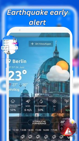 Weather ۲۰۲۳ - عکس برنامه موبایلی اندروید